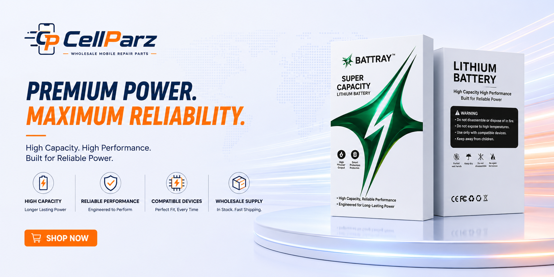 BATTRAY — Super Capacity Lithium Battery